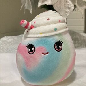 Colorful Plush Toy with Swirl Design